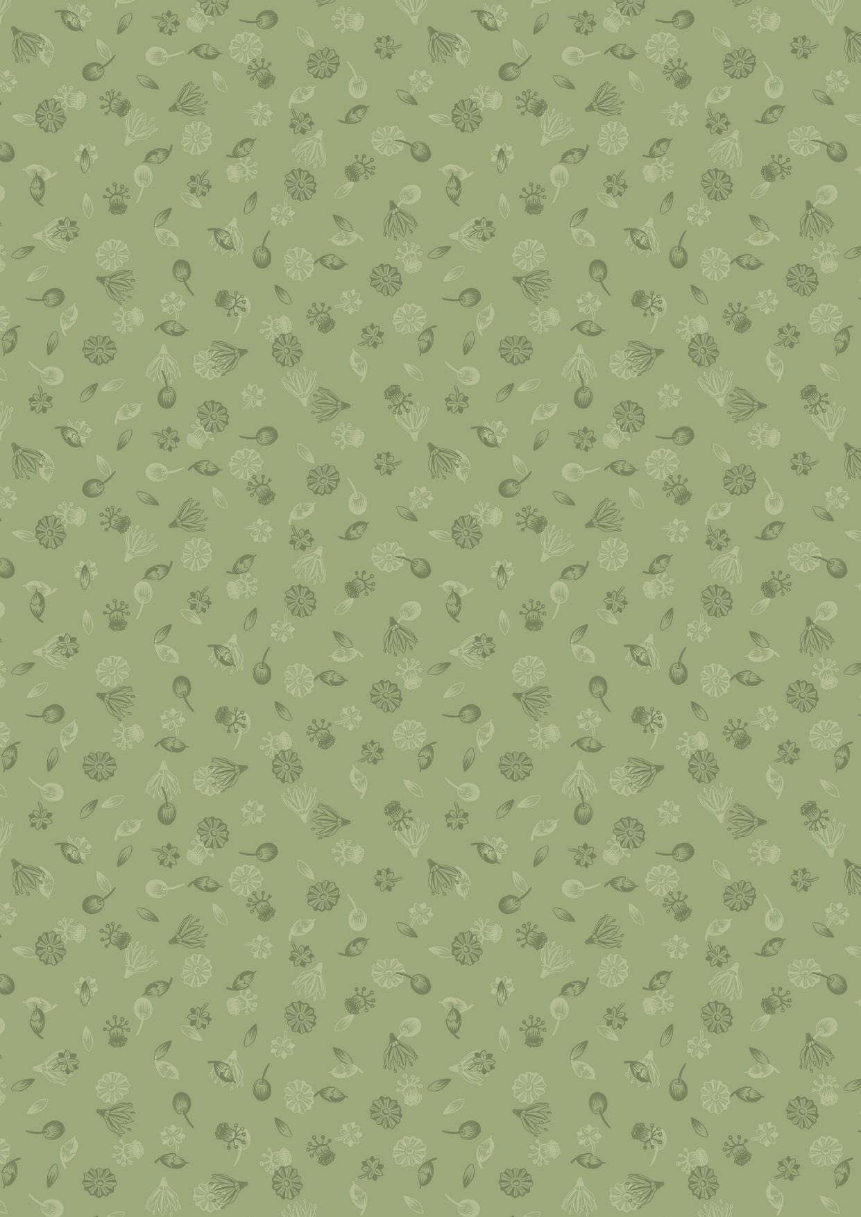 15-Piece Fat Quarter Bundle--Lewis and Irene Botanic Garden