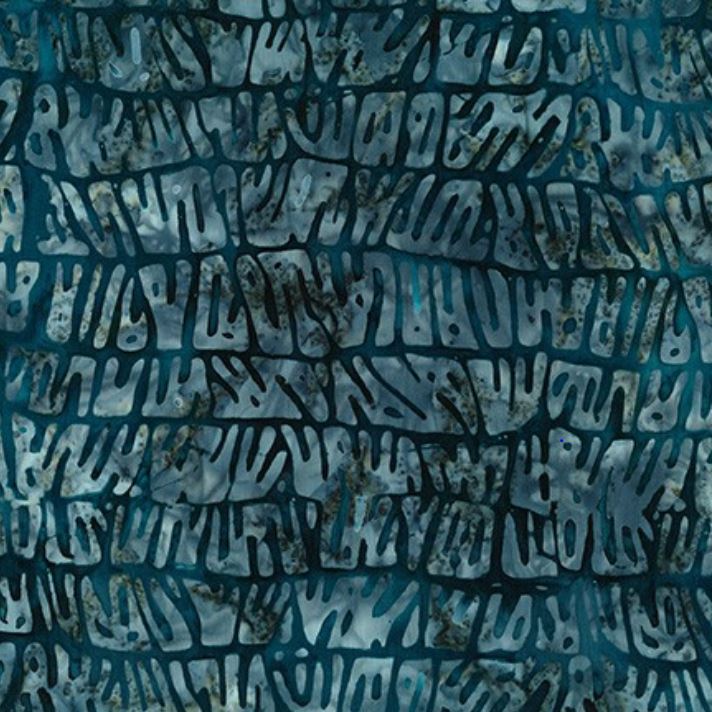 Robert Kaufman Artisan Batiks--Nature's Textures 2--Teal