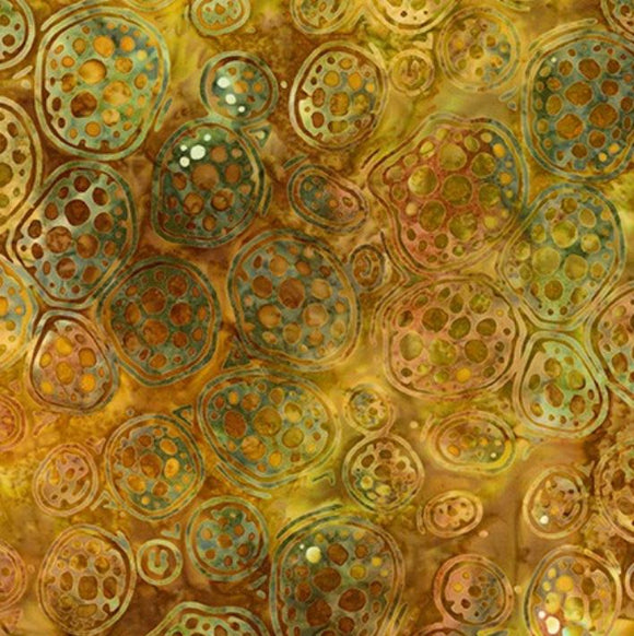Robert Kaufman Artisan Batiks--Nature's Textures 2--Gold