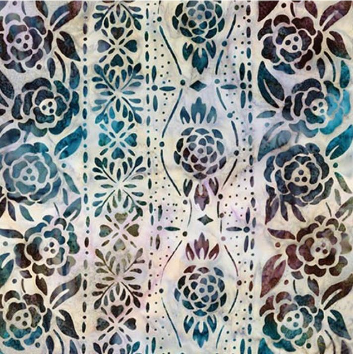 Robert Kaufman Artisan Batiks--Terrace 3--Garden Border Stripe