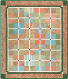 Cozy Quilt Designs Box Cake Pattern <br>  Click for fabric requirements