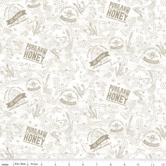 Bee's Life by Tara Reed for Riley Blake Designs--Tonal, Parchment