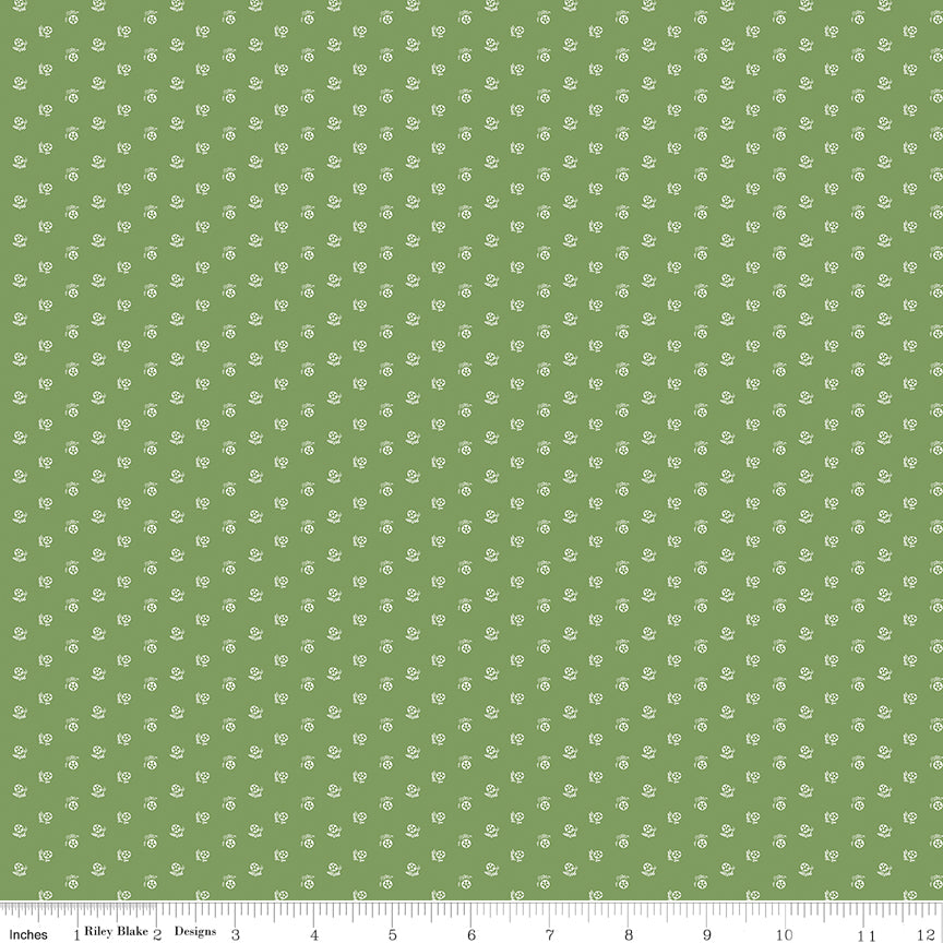 Prairie by Lori Holt of Bee in My Bonnet for Riley Blake Designs--Keepsake Basil