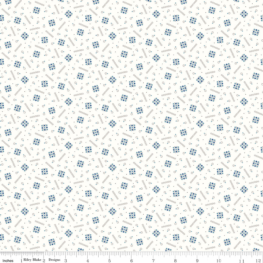 Prairie by Lori Holt of Bee in My Bonnet for Riley Blake Designs-- Prairie Creek Denim
