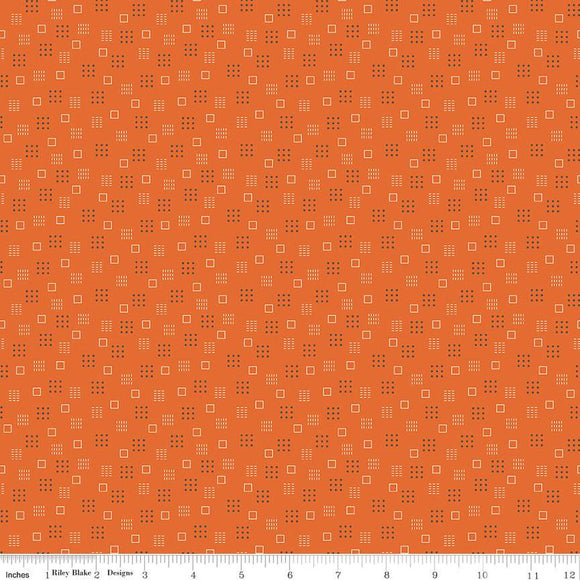 Calico by Lori Holt of Bee in My Bonnet for Riley Blake Designs, Calico Squares--Autumn