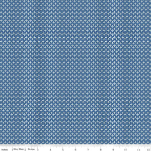New! Calico by Lori Holt of Bee in My Bonnet for Riley Blake Designs, Calico Daisy--Denim