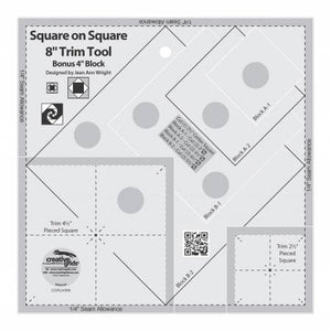 Creative Grids® Square on Square 4" & 8" Trim Tool