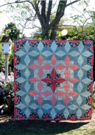 Lattice Star Quilt Pattern by Carolina Moore for Cut Loose Press<br> Click for fabric requirements