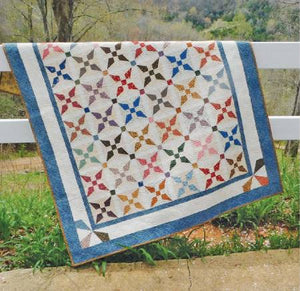 Kitty Cornered Chain Quilt Pattern by Deb Heatherly for Cut Loose Press<br> Click for fabric requirements