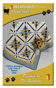 Propensity Quilt Pattern by Deb Heatherly<br> Click for fabric requirements