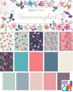 42-Piece 5" Square Bundle--Hummingbird by Lewis and Irene