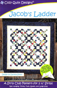 Cozy Quilt Designs Jacob's Ladder Pattern <BR> Click for fabric requirements