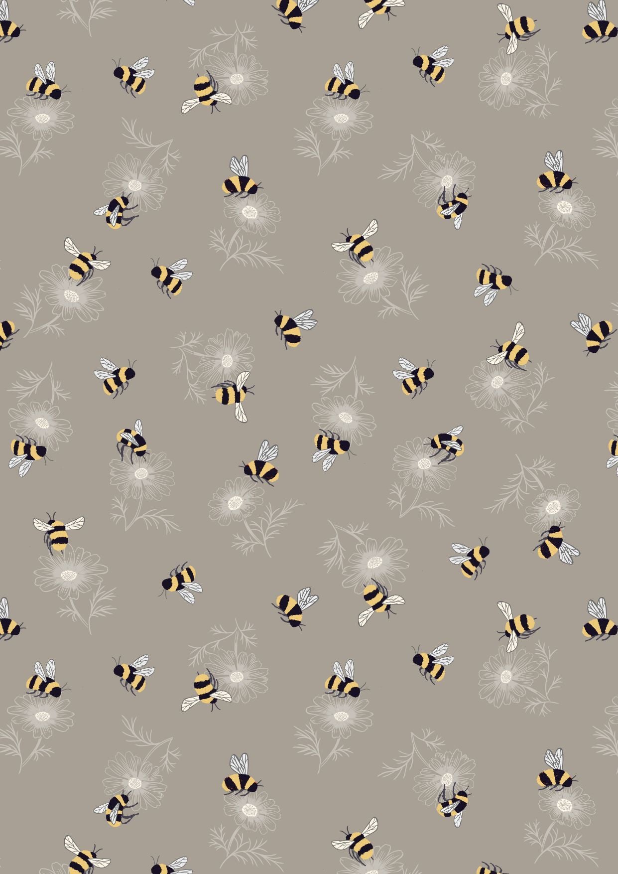 Lewis & Irene Botanic Garden--Bumblebee on Latte