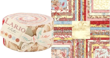 40-Piece Jelly Roll--Lario by 3 Sisters Designs for Moda Fabrics