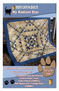 My Radiant Star Quilt Pattern by Deb Heatherly