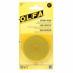 Olfa 60mm Rotary Blade Replacement--1-pack