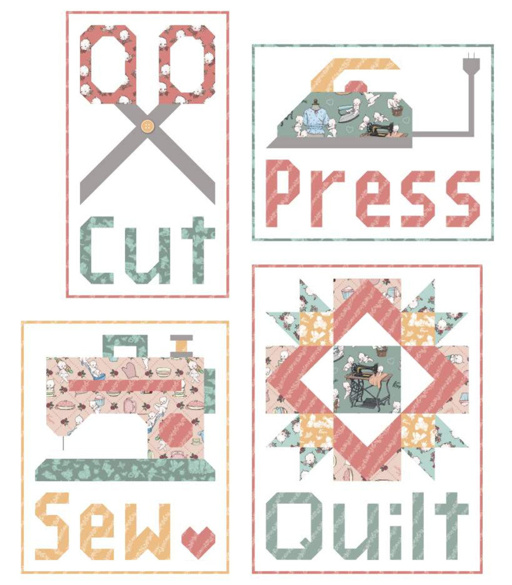 Cut Press Sew Quilt Pattern by Lori Holt of Bee My Bonnet for Riley Blake Designs