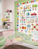 Bee Happy 72" x 80" Quilt Pattern Book by Lori Holt of Bee My Bonnet for Riley Blake Designs