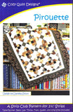 Cozy Quilt Designs Pirouette Pattern <br> Click for fabric requirements
