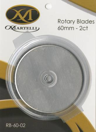 Martelli Rotary Blade Replalcements 60mm, 2 per package