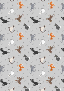 Lewis & Irene Small Things Pets--Cats on Pale Grey