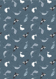 15-Piece Fat Quarter Bundle--Small Things Polar Animals by Lewis and Irene