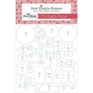 Sew Simple Shapes--My Happy Place by Lori Holt of Bee in My Bonnet for Riley Blake Designs