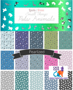 42-Piece 5" Square Bundle--Small Things Polar Animals by Lewis and Irene