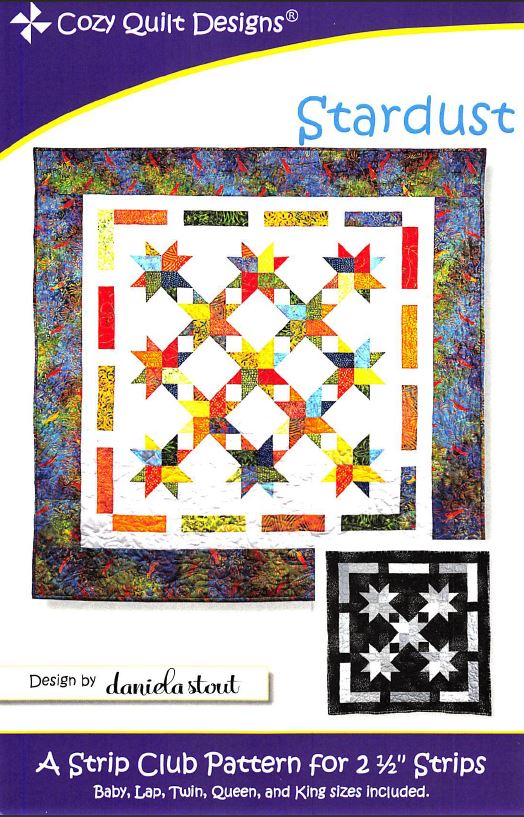 Cozy Quilt Designs Stardust Pattern <br>  Click for fabric requirements