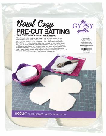 The Gypsy Quilter Bowl Cozy Pre-Cut Batting